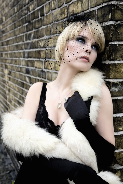 Female model photo shoot of Yasmin J by Christian Marquardt in Berlin, makeup by PattiLu