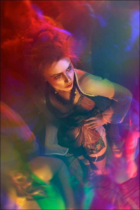 Female model photo shoot of Sara Lindsay in Gabbos Nightclub