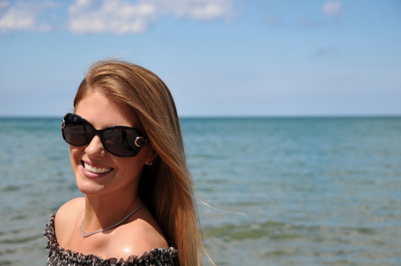 Female model photo shoot of JessicaNicoleM in the beach