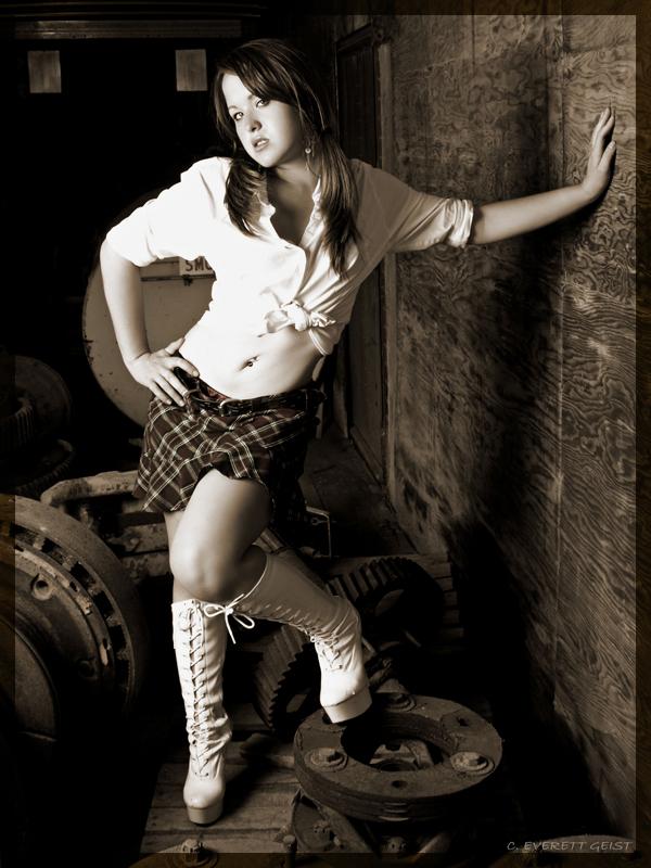 Female model photo shoot of Amelia T in crain graveyard lititz pa