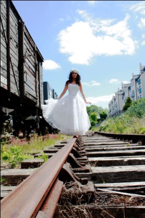 Female model photo shoot of Amanda Caroline and Nathalieh in Bristol old railway