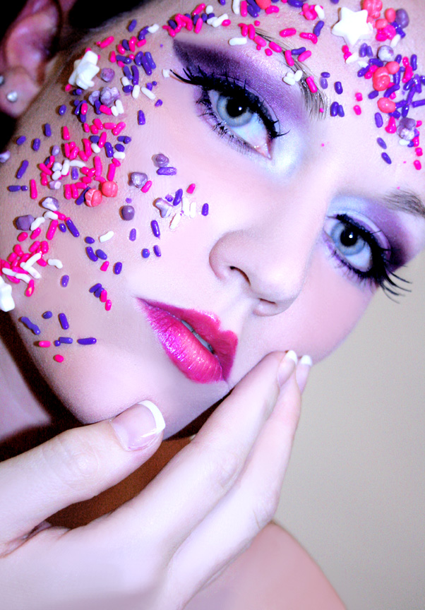 Female model photo shoot of Make Up By DJIN SALON