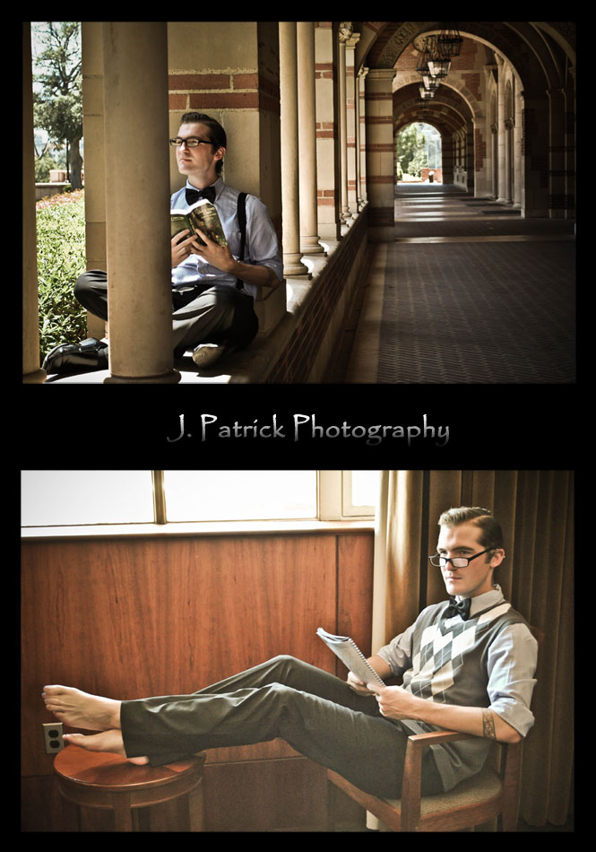 Male model photo shoot of J Patrick Photography and MathNerd in UCLA
