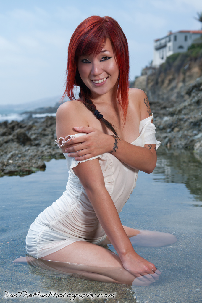 Female model photo shoot of Summer Brook by DanTheManPhotography in Laguna Beach CA