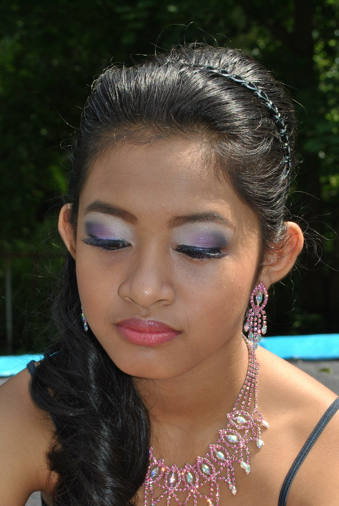 Female model photo shoot of HairMakeup by Lakahna