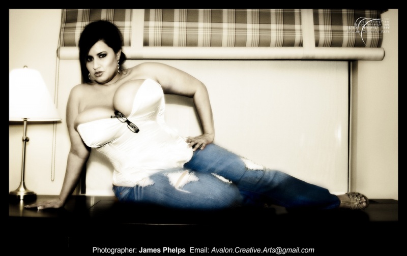 Female model photo shoot of Sofia Rose by James Phelps in bwi