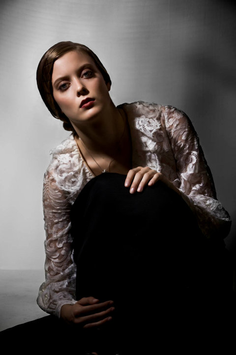 Female model photo shoot of Christina N McDonald by Szeredy Photography, makeup by Christina N McDonald