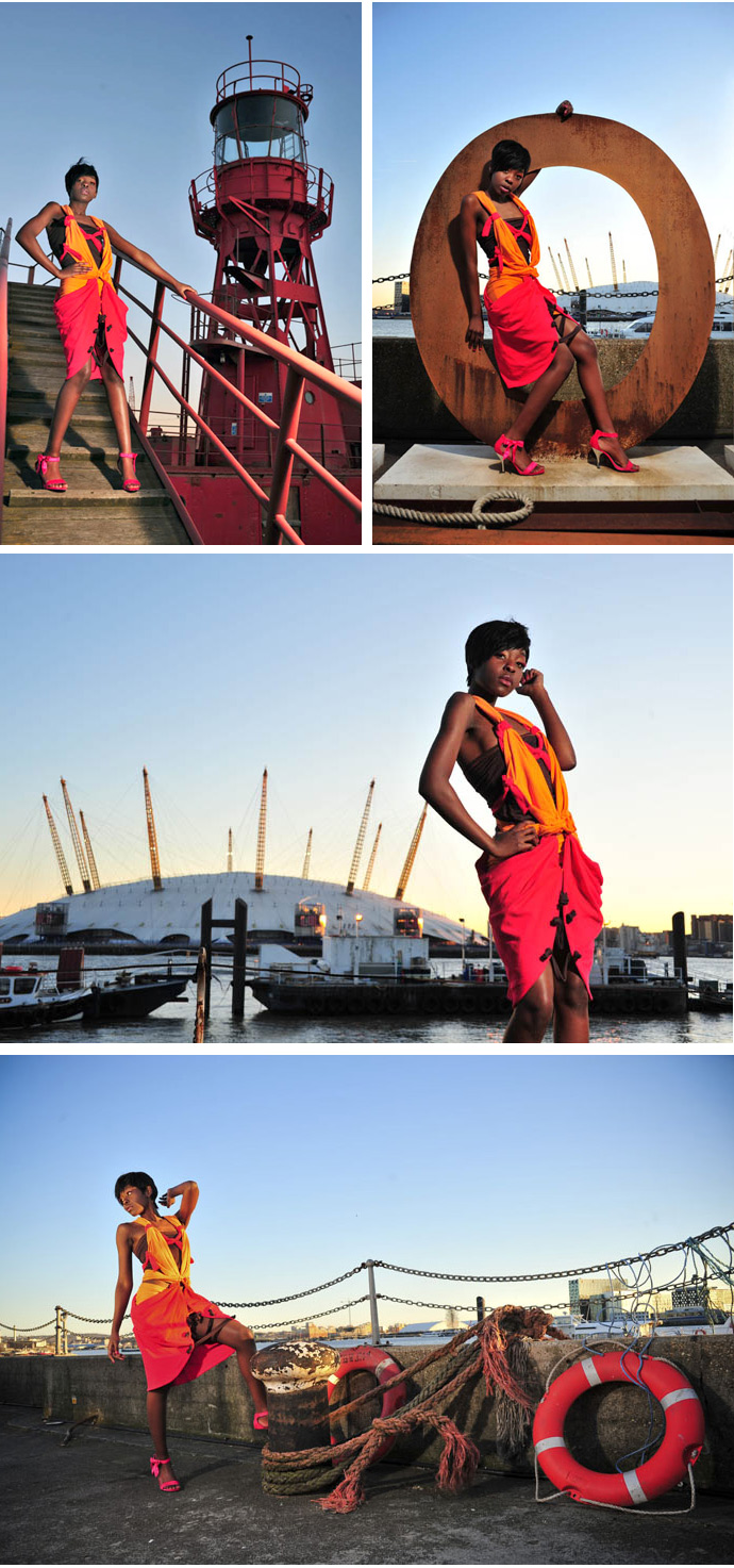 Male and Female model photo shoot of SB Fashion Photography and Diana-Munashay in Thames