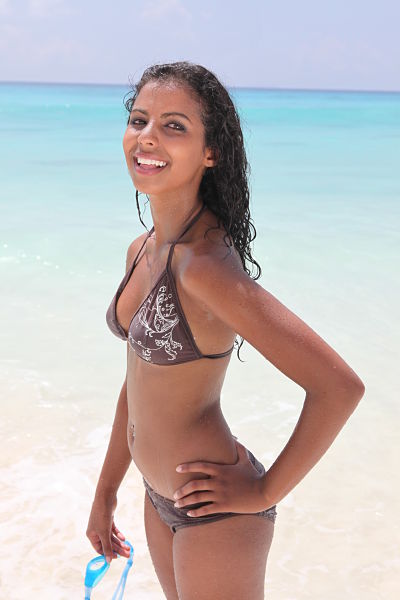 Female model photo shoot of Jade-Valerie in Seychelles