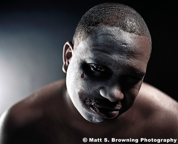 Male model photo shoot of Browning Photography in Studio, makeup by B l a k e