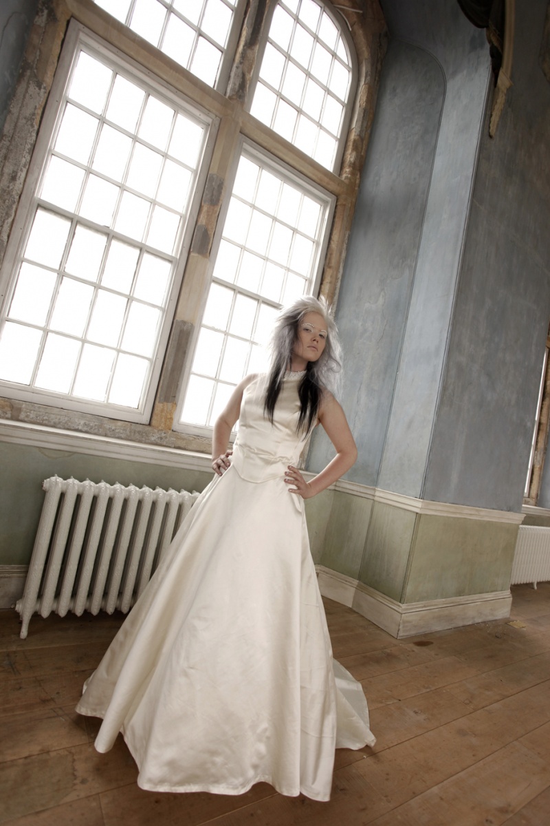 Female model photo shoot of Miss Abyss in Wollaton Hall, Nottingham, makeup by NickyHaydenMUA