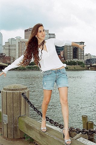 Female model photo shoot of Zhanneta in Pittsburgh, PA