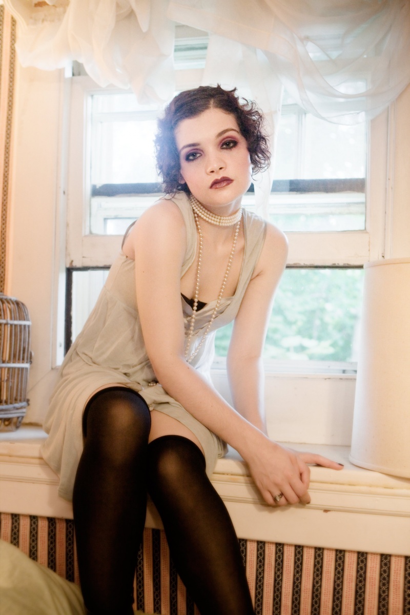 Female model photo shoot of Rachel Jean by H. James Hoff, makeup by Megan Leavitt