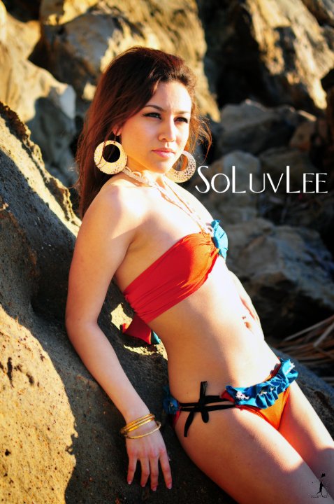 Female model photo shoot of Soluvlee Collections in Corona Del Mar