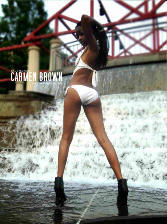 Female model photo shoot of Carmen Denise in Downtown St. Louis