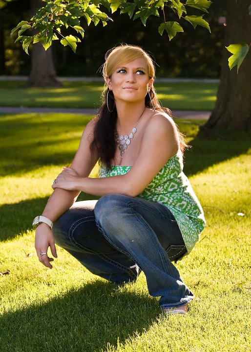 Female model photo shoot of Brandi_lana in Foster Park, Fort Wayne, IN