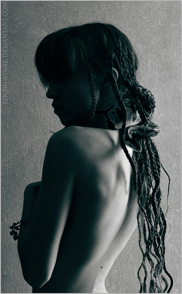 Female model photo shoot of TenshiAyane by Katrin Albert