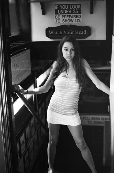 Female model photo shoot of Tara Lynn DeZee in Cannery Row, Monterey CA