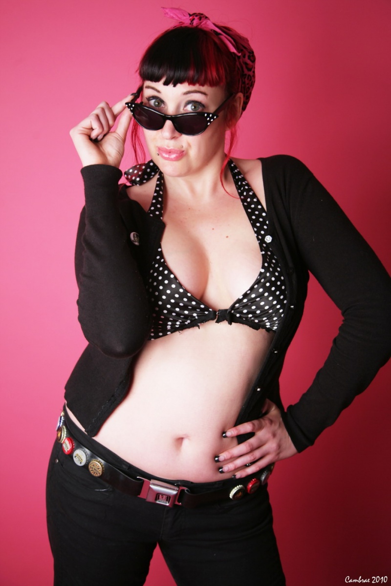 Female model photo shoot of Lil Red Bettie in Portland, OR