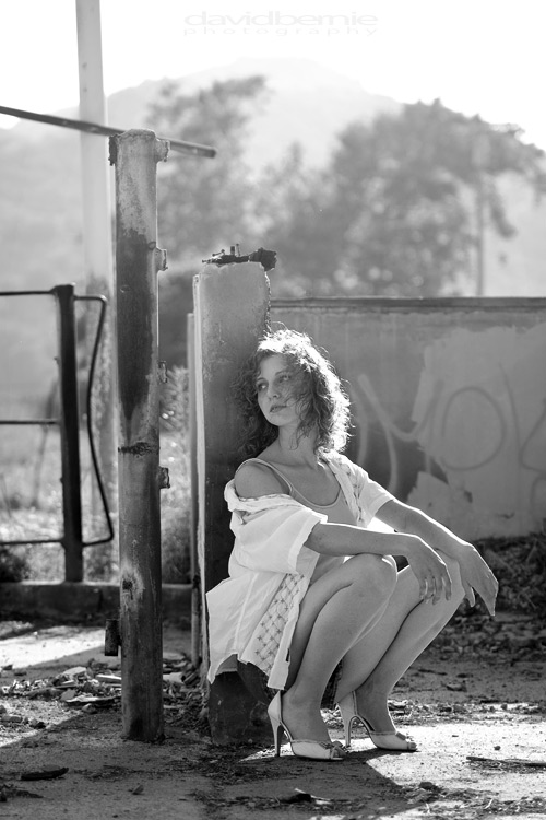 Female model photo shoot of Kellacy by David Bernie