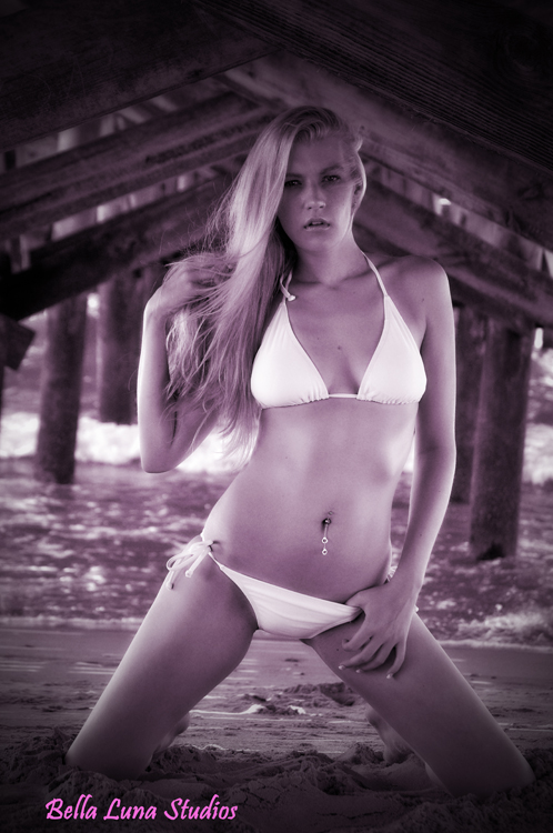 Female model photo shoot of Becca Hoeschen by B E L L A  L U N A in Myrtle Beach, South Carolina
