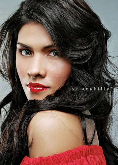 Female model photo shoot of Joana Marie Galo in Manila, Philippines, makeup by Annaliza Galo