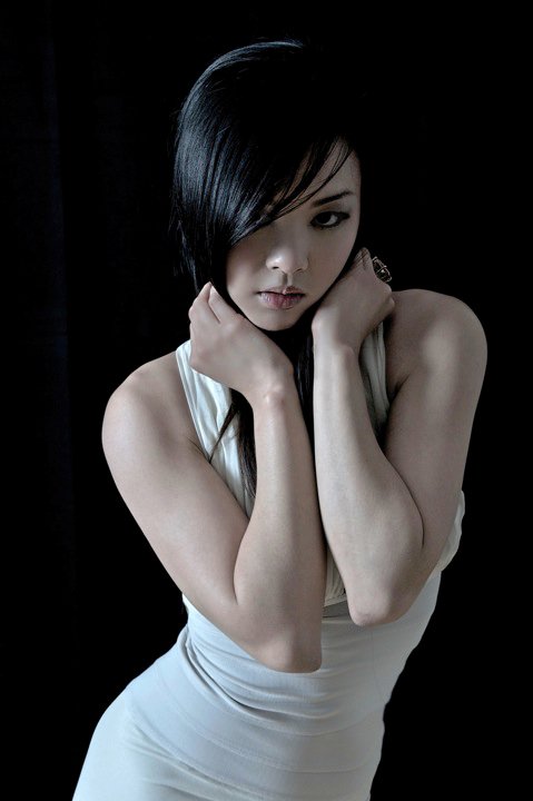 Female model photo shoot of Karen Y by David Yang Images in Los Angeles, CA