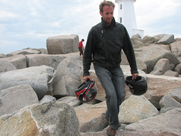 Male model photo shoot of S-Brohman in Peggy's Cove, Halifax