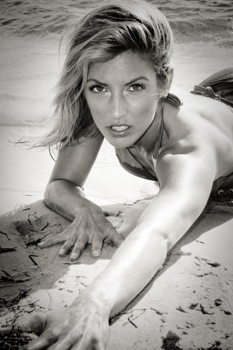 Female model photo shoot of Miranda Khan by Renaud Lucas in Key Biscayne