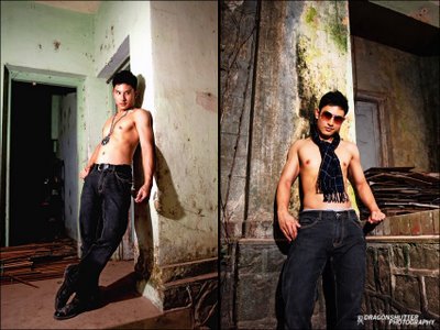 Male model photo shoot of Joe Hunted in singapore
