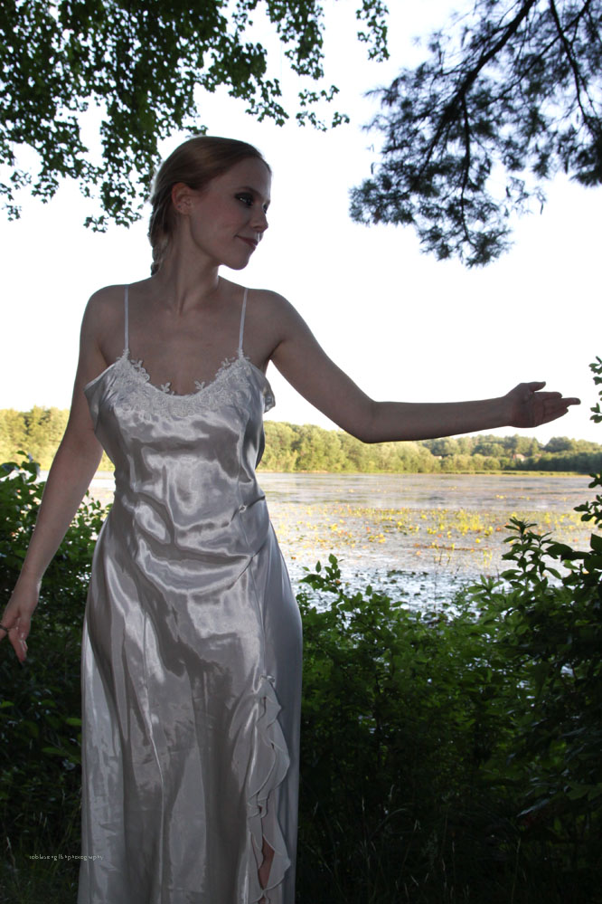 Female model photo shoot of Sekhmet Grr by Evolving Photography in World's End Pond, Salem, NH