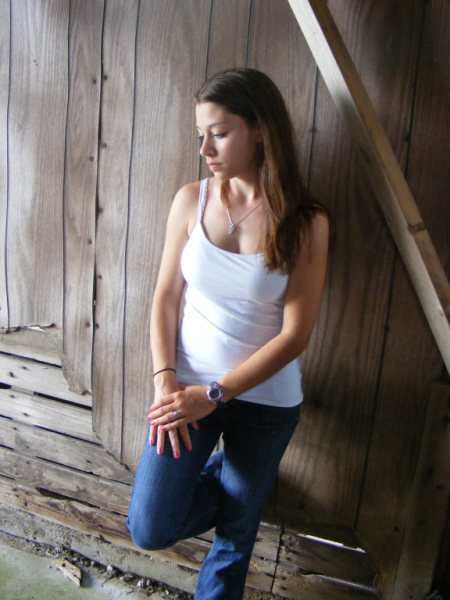 Female model photo shoot of Renee Rains by kenny beverly in Old barn