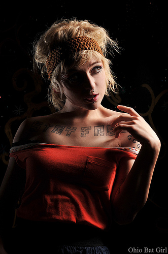 Female model photo shoot of PennyDreadful by Fan the Flame in Dayton C{Space
