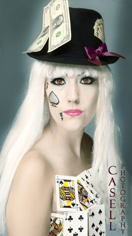 Female model photo shoot of Izobel14 by casell in Brighton, makeup by Magdalena Maria