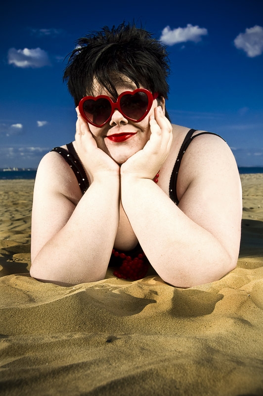 Female model photo shoot of Big Fat Betty