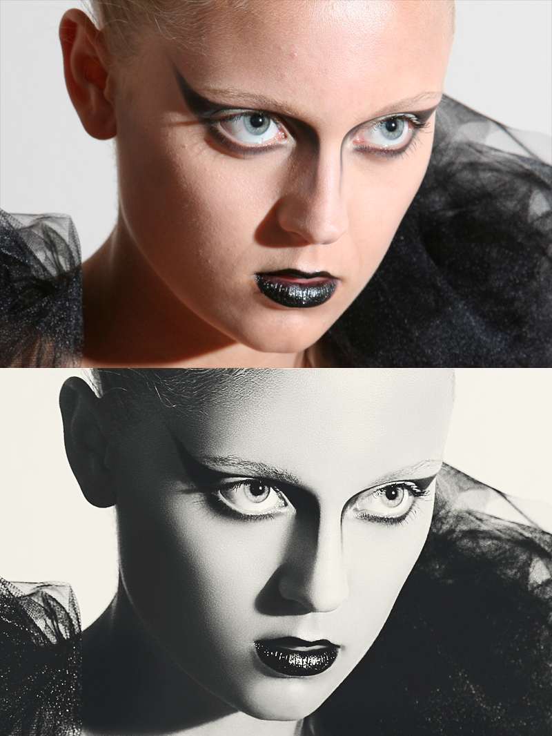 Female model photo shoot of Rachael Logan and Marte Wang by DANACOLE, makeup by Sunniva Aarmo