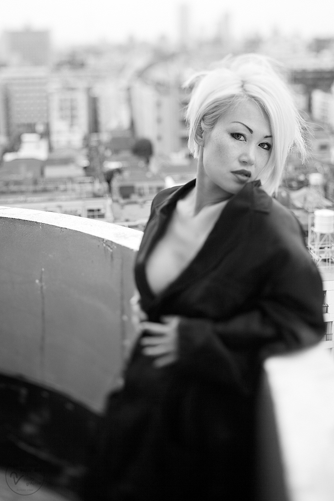 Female model photo shoot of Melissa Kaye Mayhem by Christophe Vermare in Shinjuku, Tokyo
