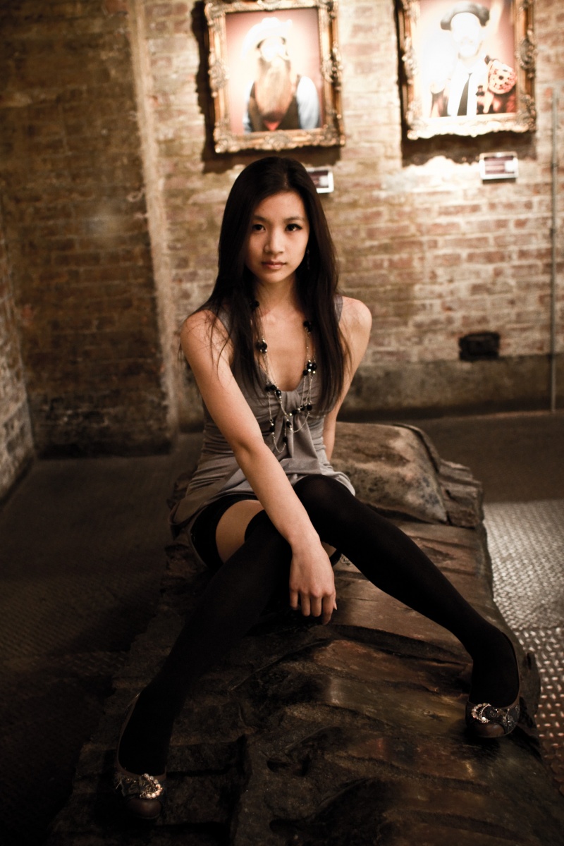 Female model photo shoot of Mei Yang by LK STUDIO in New York City