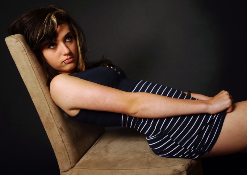 Female model photo shoot of Shabby Apple in Studio