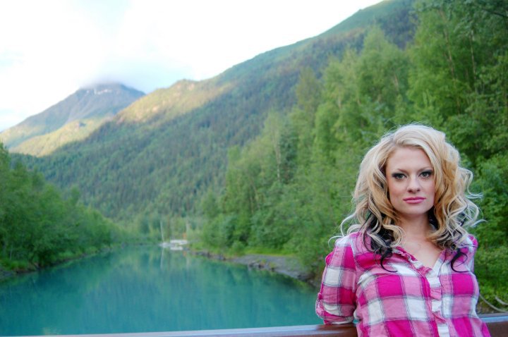Female model photo shoot of Bonnie N in Eagle River, AK, makeup by Beyond Barbie