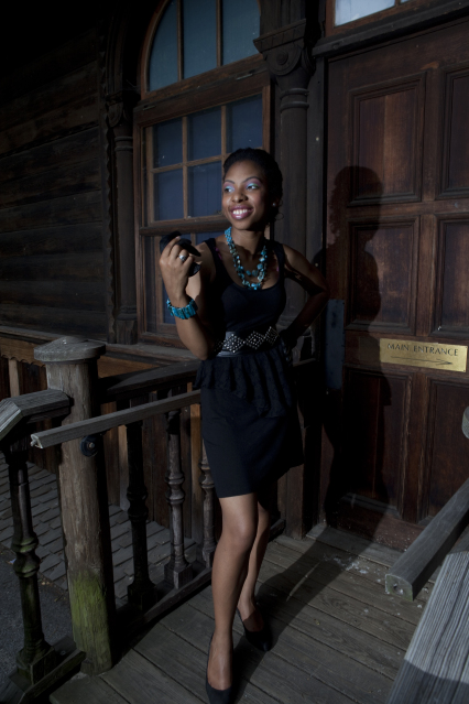 Female model photo shoot of Tamar-Charmaine by K Antonio in central park, makeup by TBG Makeup Artistry