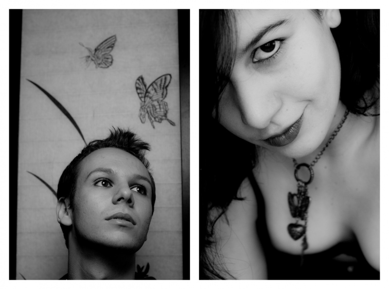 Female and Male model photo shoot of Anatomique and Marc-Andre Sauvageau by AntiSocial-Butterfly