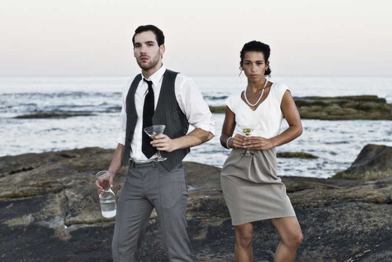 Male and Female model photo shoot of Brendan Oh and Nyssa Elle by GAS in Black Point, Narragansett, RI