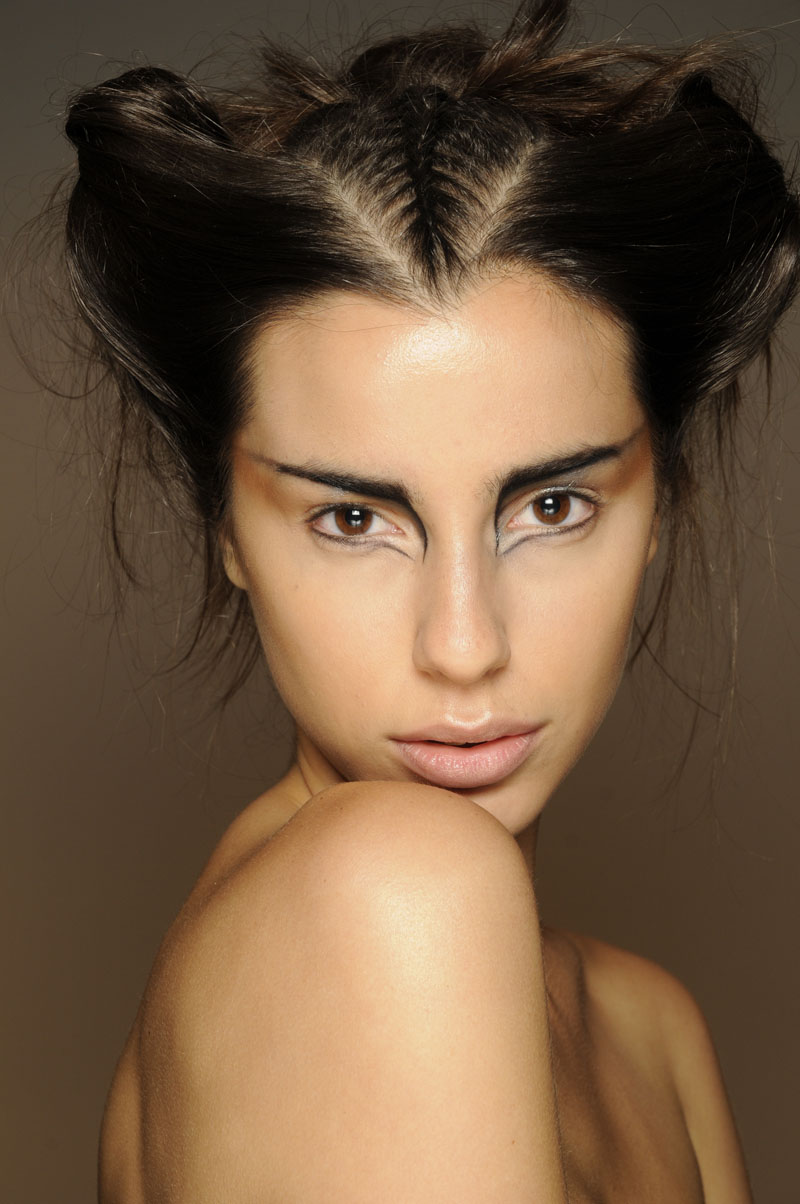Female model photo shoot of Katherine Quiel makeup in New York City