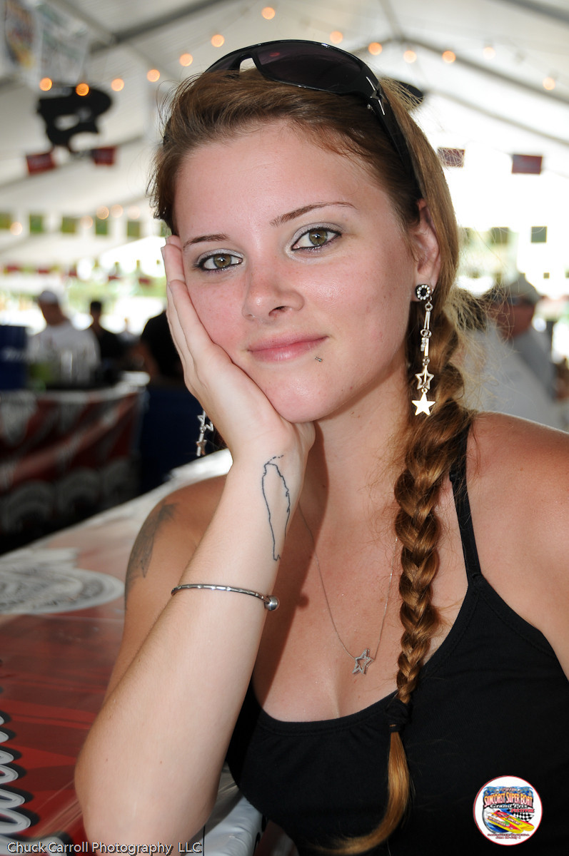 Female model photo shoot of Leana Faye in Boat Races - Sarasota, FL