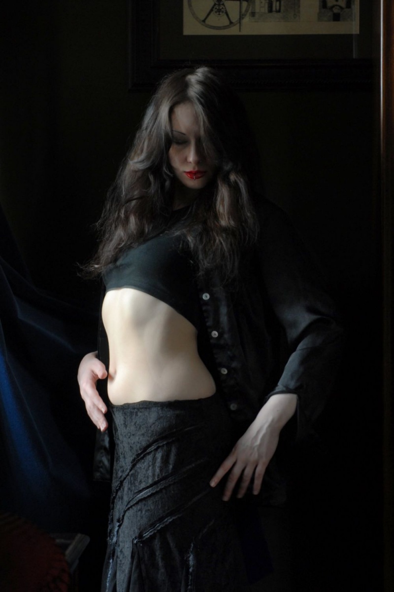 Female model photo shoot of CybeleCyanide by dapfoto in Edinburgh