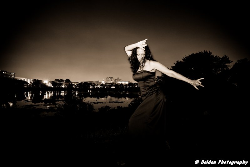 Female model photo shoot of AngeliqueNJ by Bolden Studio in Over The Delaware