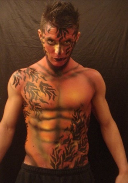 Male model photo shoot of chaotic cosmetics