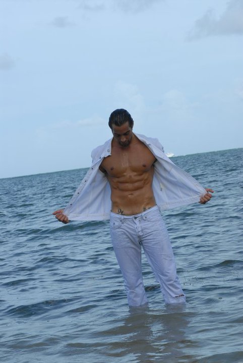 Male model photo shoot of Daniel Ojeda in KEY BISCAYNE