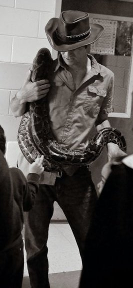 Male model photo shoot of lizard king